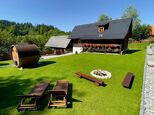 Traditional deer cabin with sauna